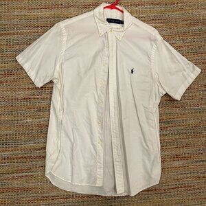 White Collared Ralph Lauren Tee